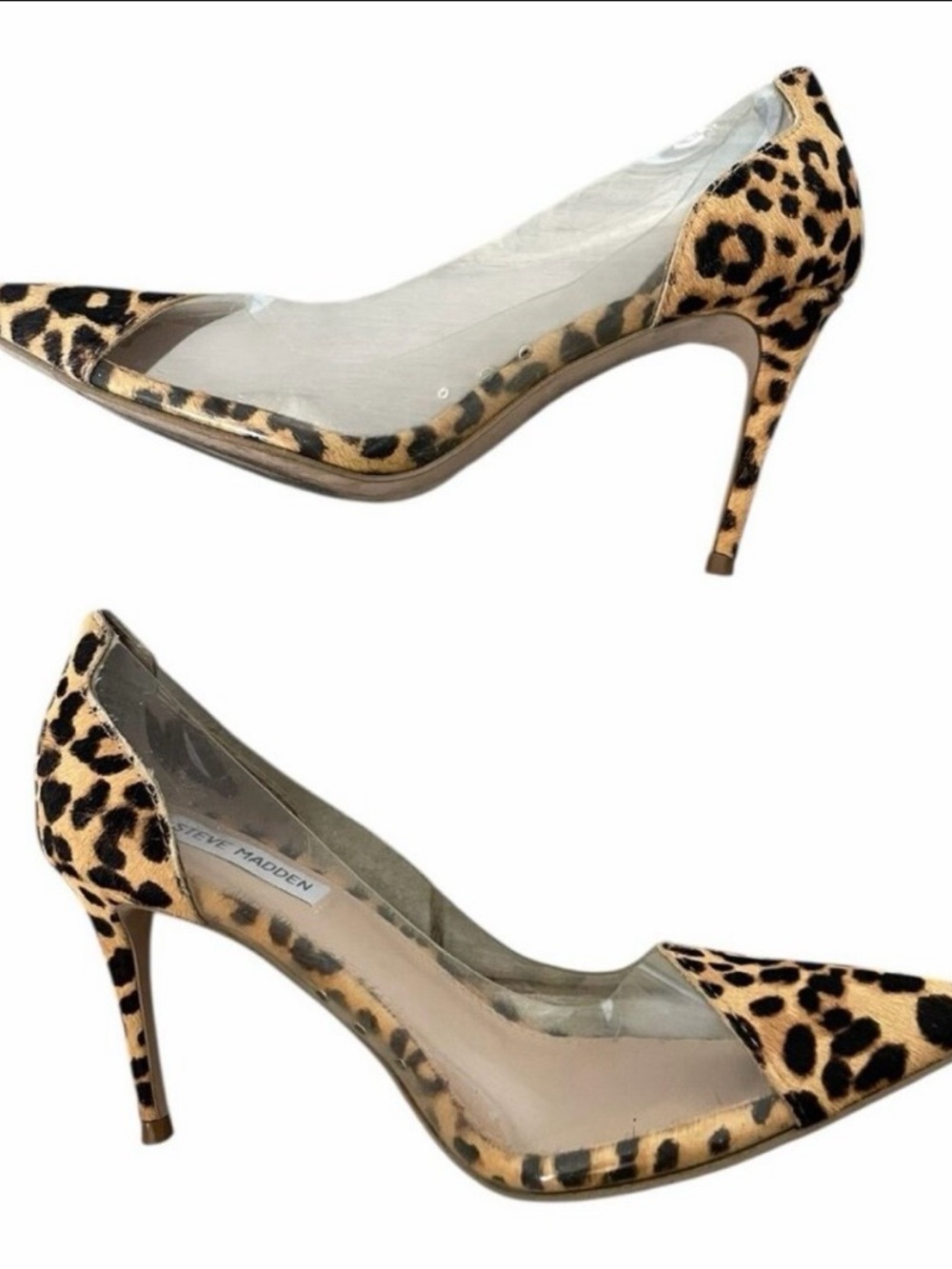 Steve Madden animal print heels size 7